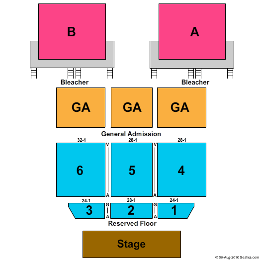 Thunder Valley Casino Seating Chart
